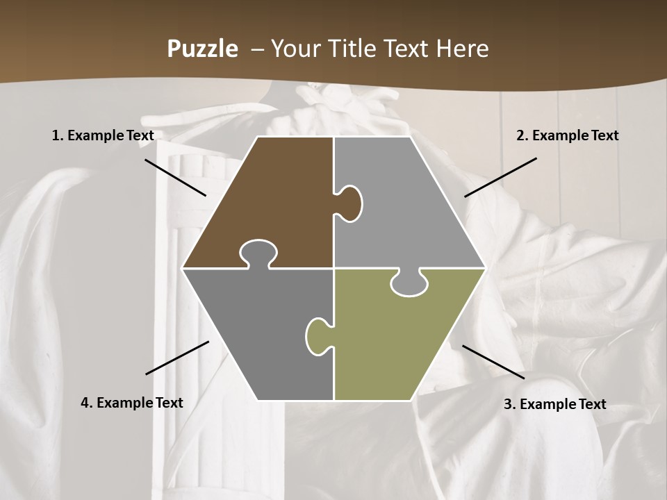 American Patriotism Sitting PowerPoint Template