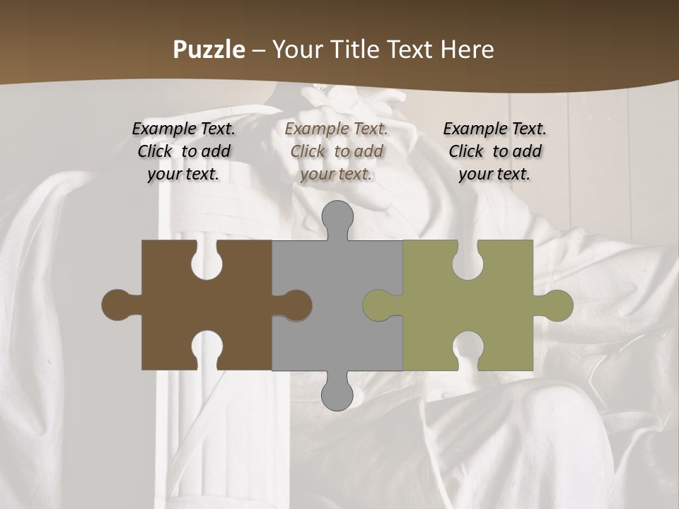 American Patriotism Sitting PowerPoint Template