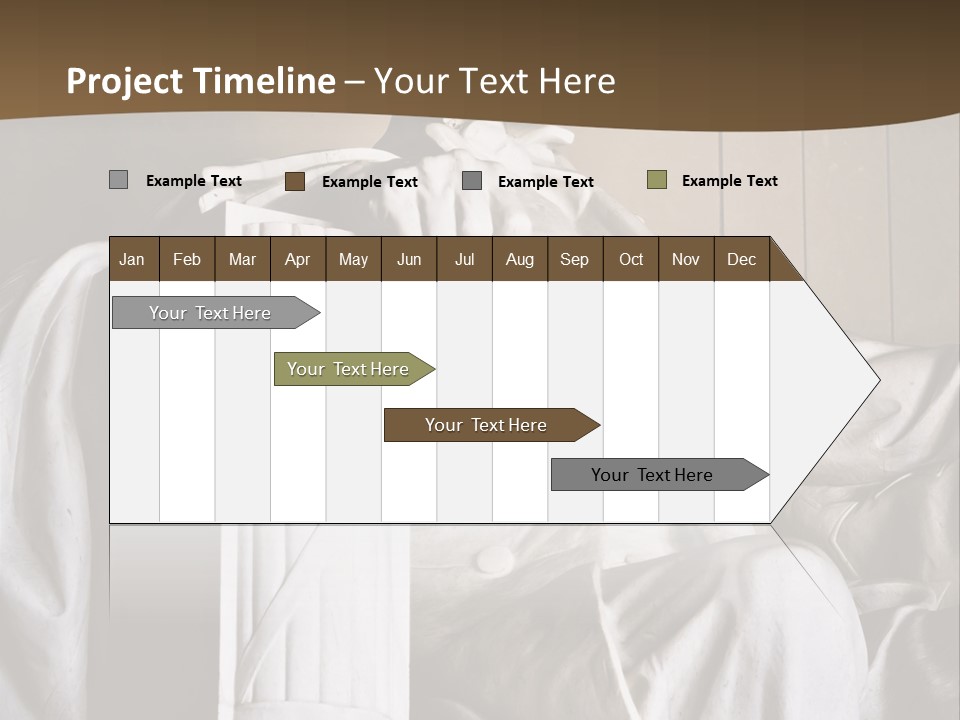 American Patriotism Sitting PowerPoint Template