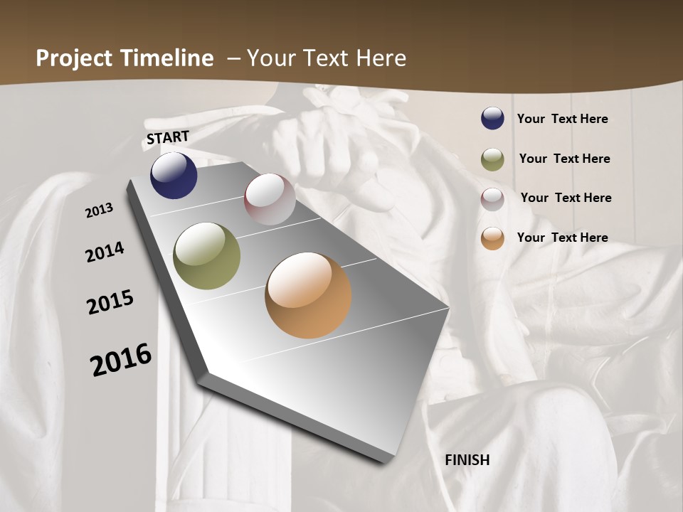 American Patriotism Sitting PowerPoint Template