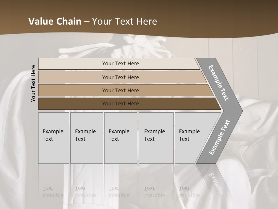 American Patriotism Sitting PowerPoint Template