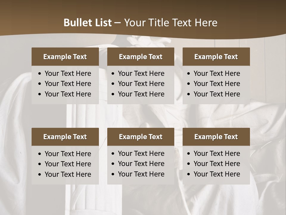 American Patriotism Sitting PowerPoint Template