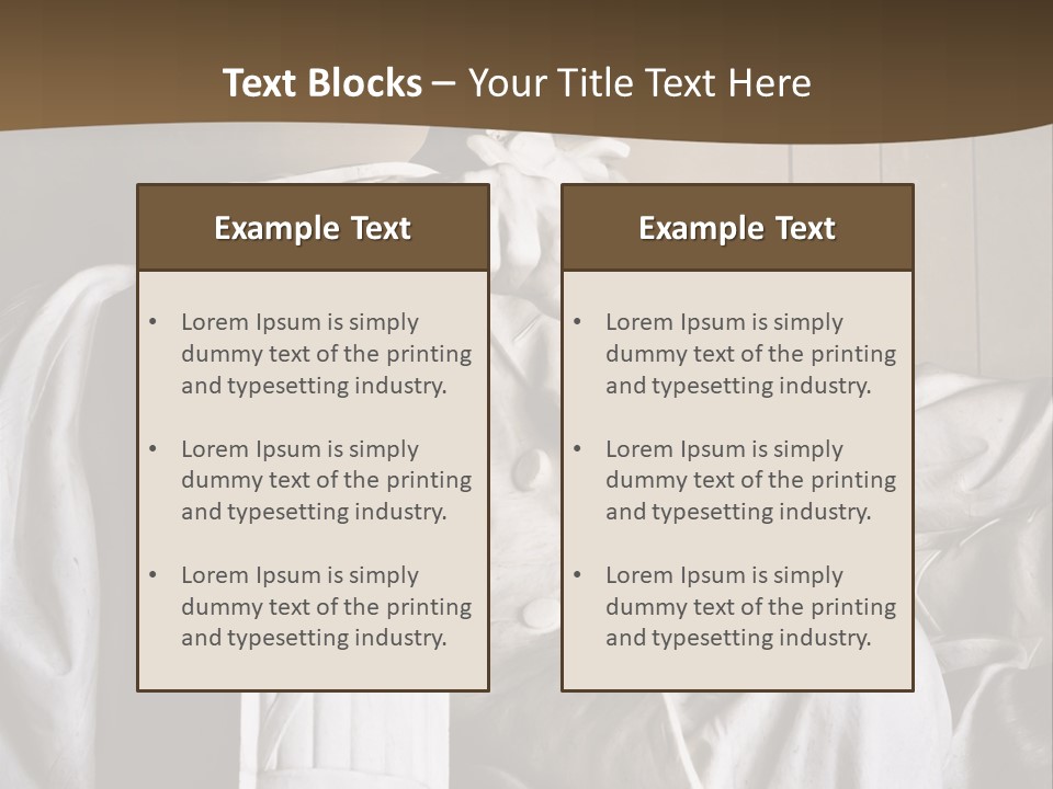 American Patriotism Sitting PowerPoint Template