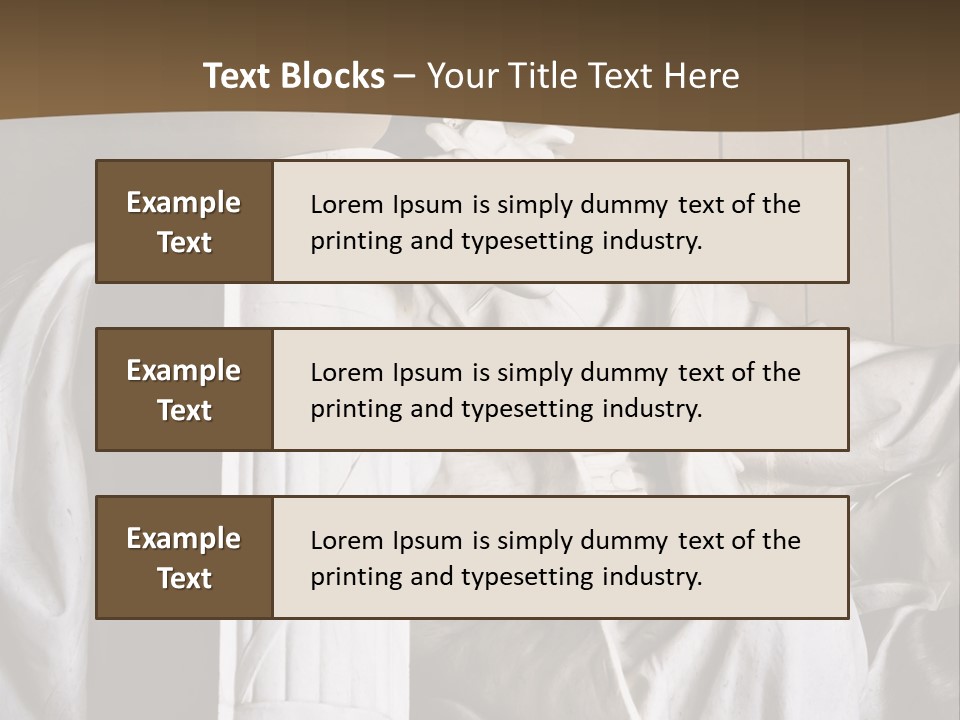 American Patriotism Sitting PowerPoint Template