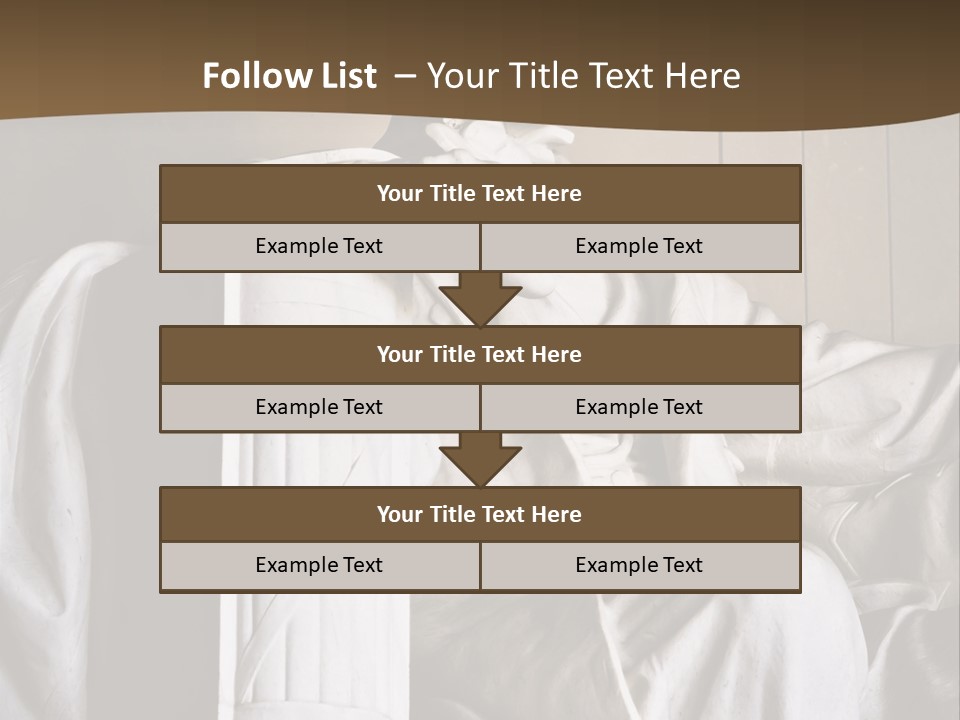 American Patriotism Sitting PowerPoint Template
