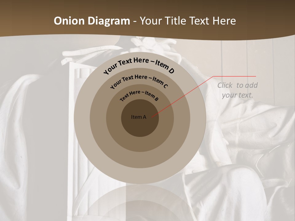 American Patriotism Sitting PowerPoint Template
