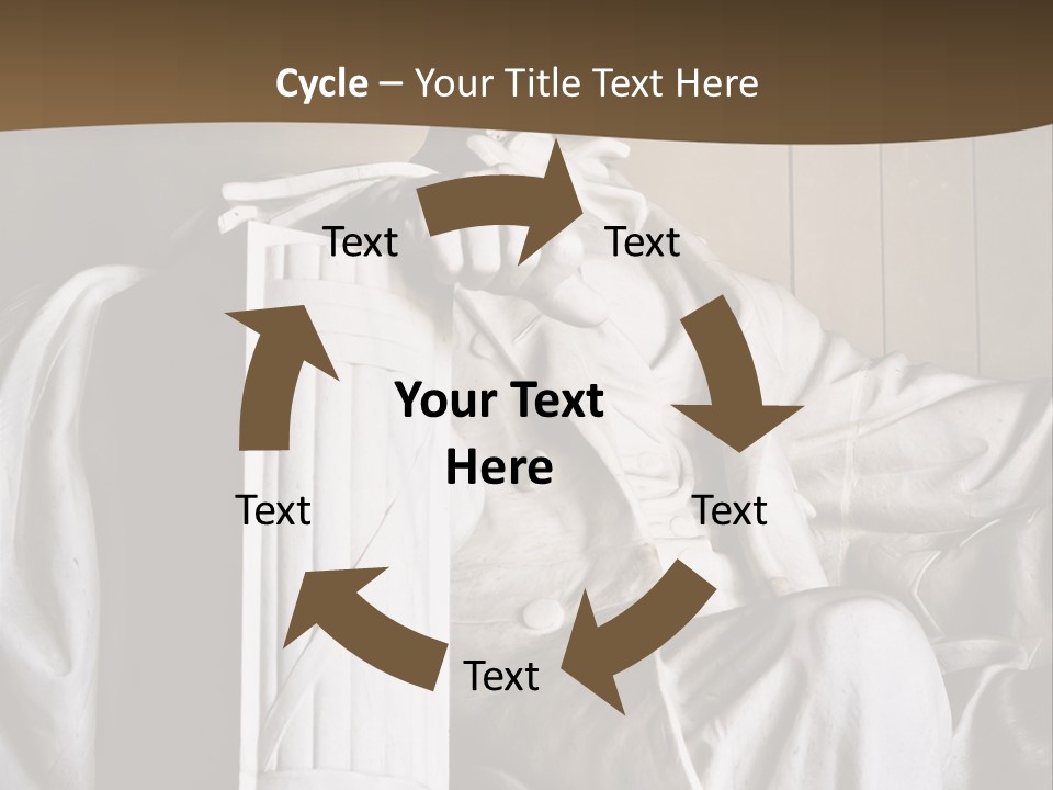 American Patriotism Sitting PowerPoint Template