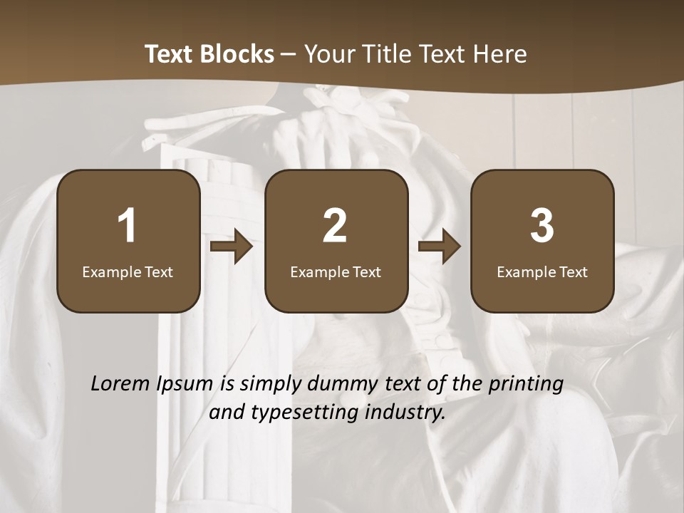 American Patriotism Sitting PowerPoint Template