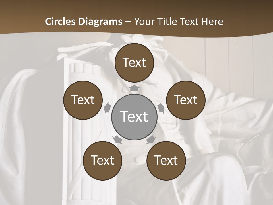 American Patriotism Sitting PowerPoint Template