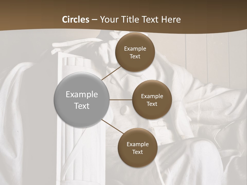 American Patriotism Sitting PowerPoint Template