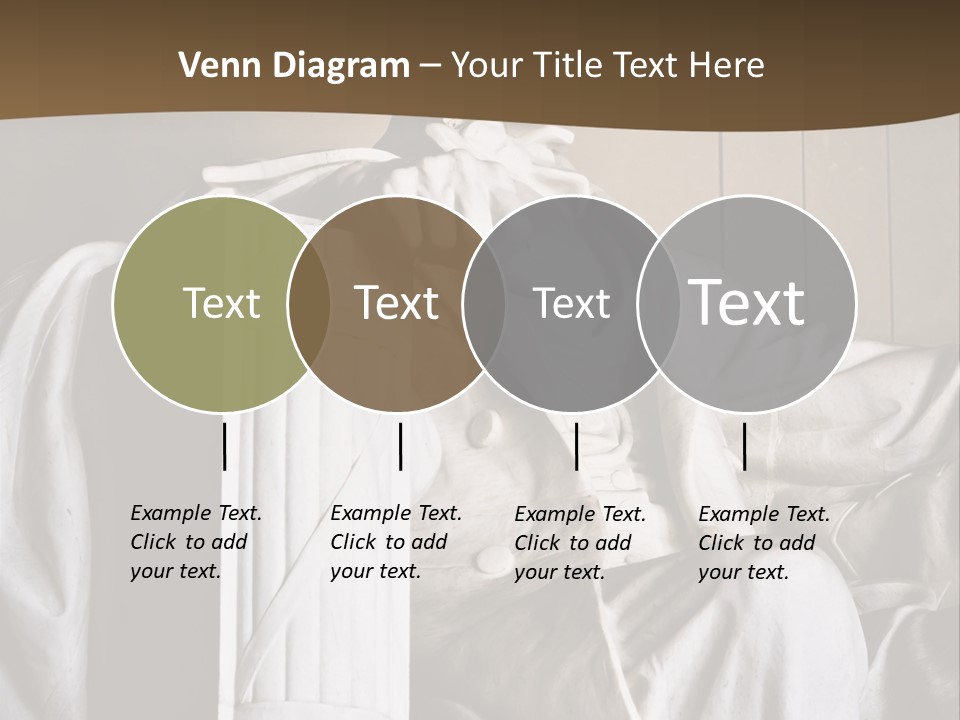 American Patriotism Sitting PowerPoint Template