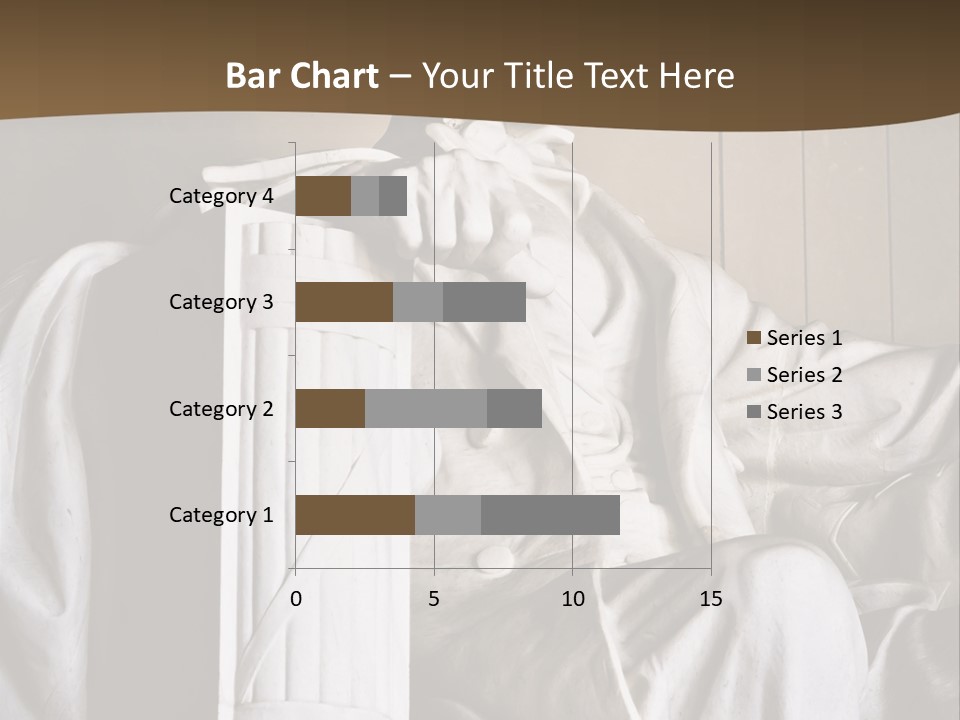American Patriotism Sitting PowerPoint Template