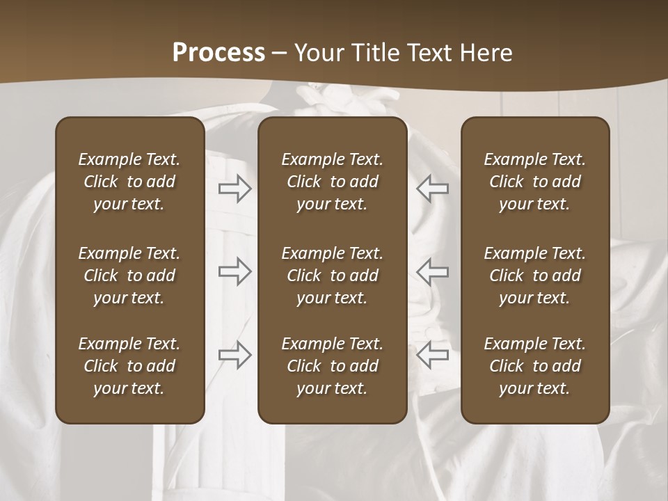 American Patriotism Sitting PowerPoint Template
