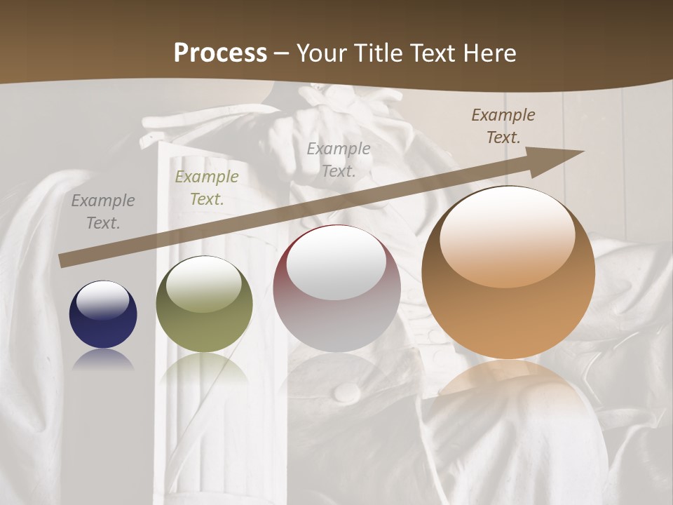 American Patriotism Sitting PowerPoint Template