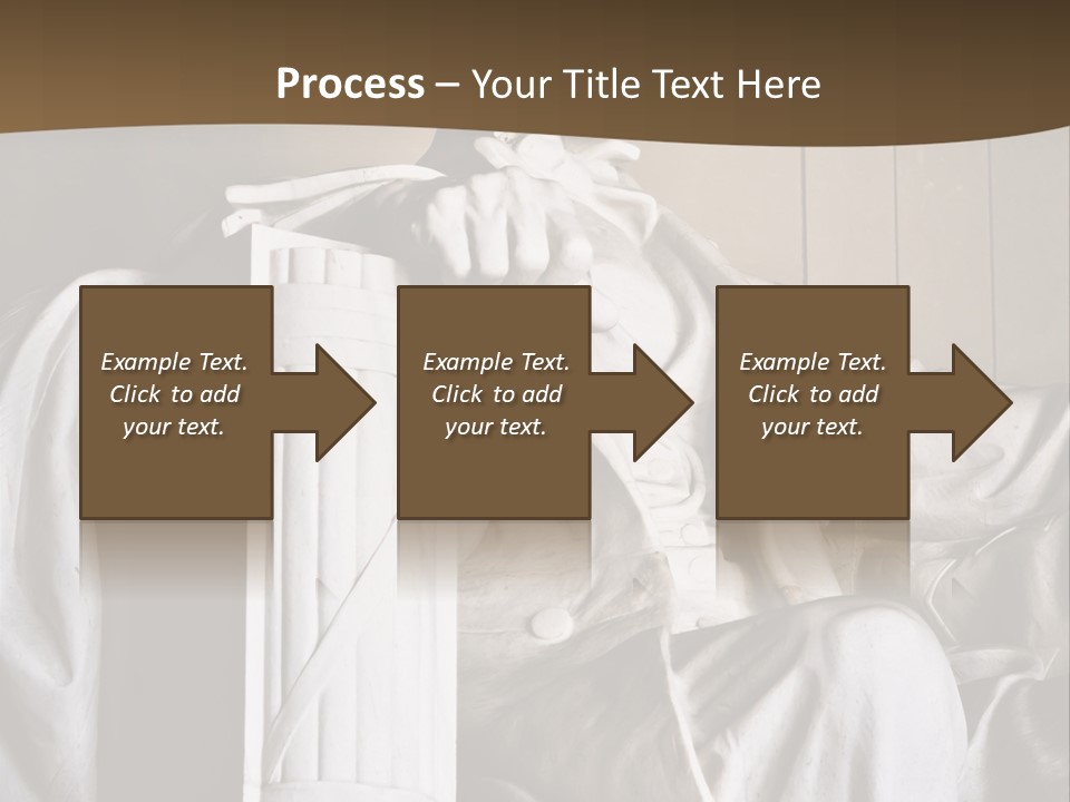 American Patriotism Sitting PowerPoint Template