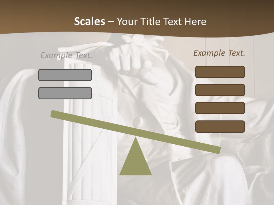 American Patriotism Sitting PowerPoint Template