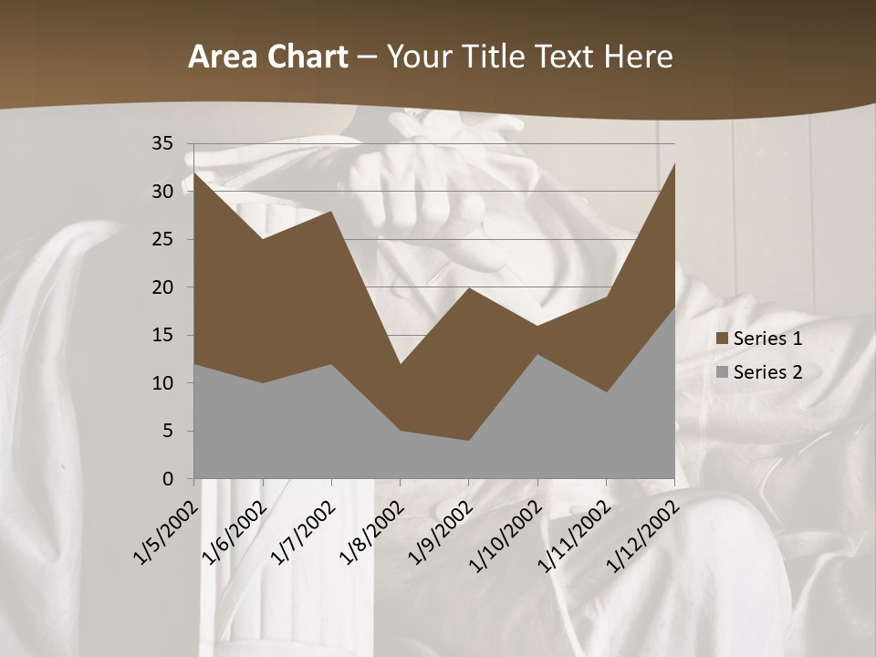 American Patriotism Sitting PowerPoint Template