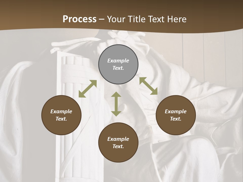 American Patriotism Sitting PowerPoint Template