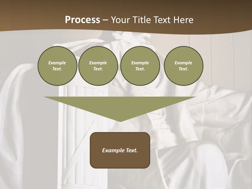 American Patriotism Sitting PowerPoint Template