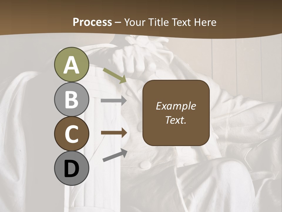 American Patriotism Sitting PowerPoint Template