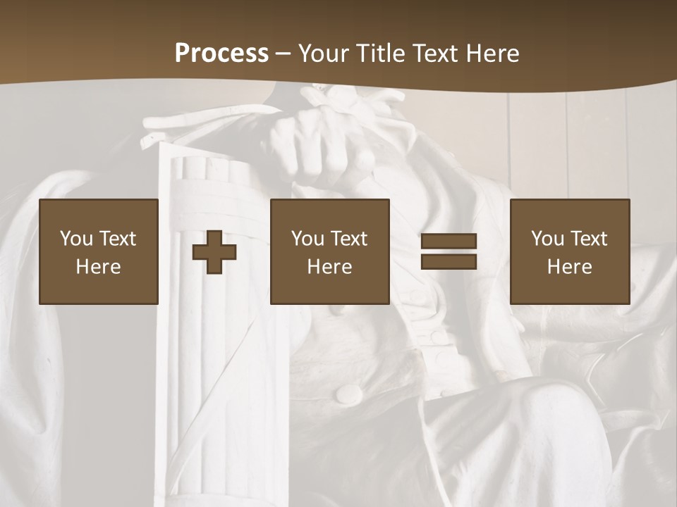 American Patriotism Sitting PowerPoint Template