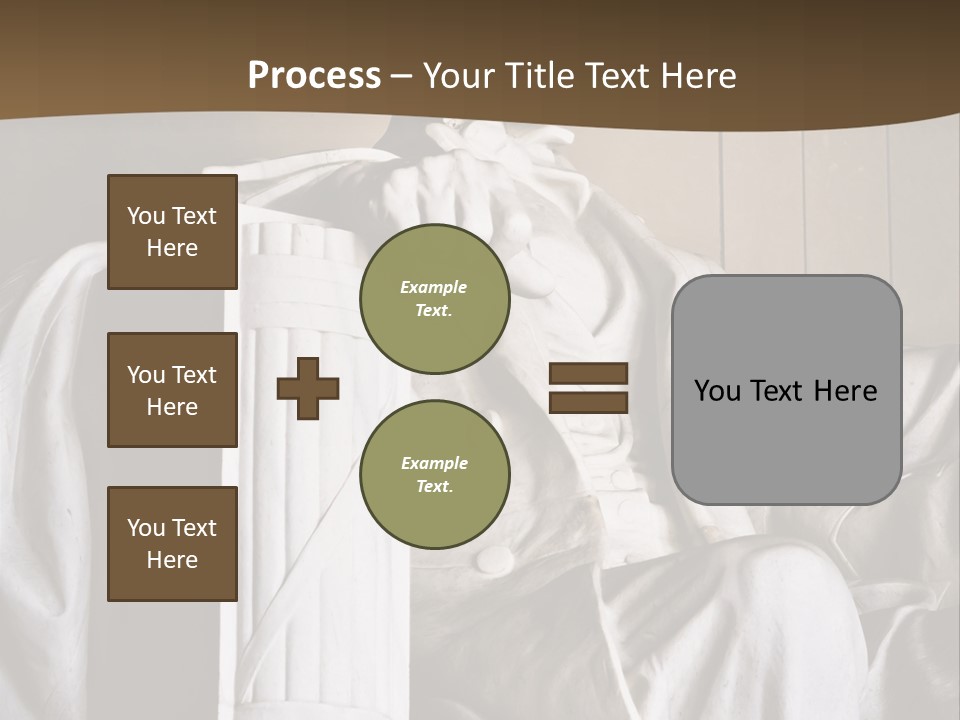 American Patriotism Sitting PowerPoint Template
