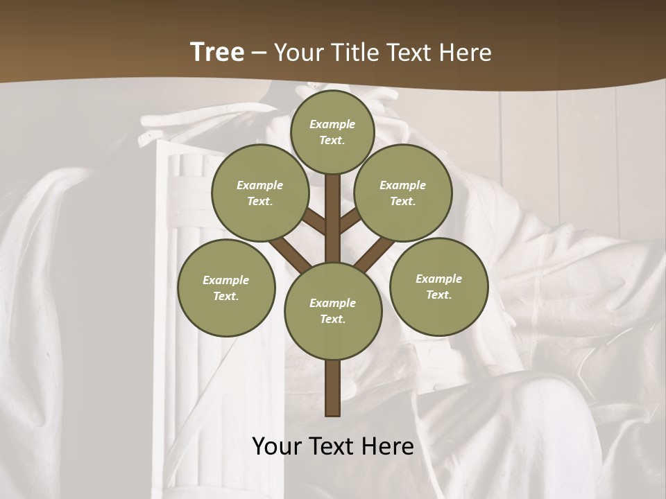 American Patriotism Sitting PowerPoint Template