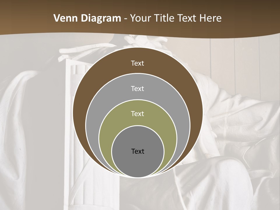 American Patriotism Sitting PowerPoint Template