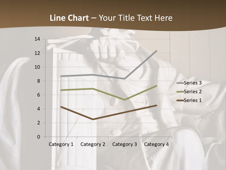 American Patriotism Sitting PowerPoint Template
