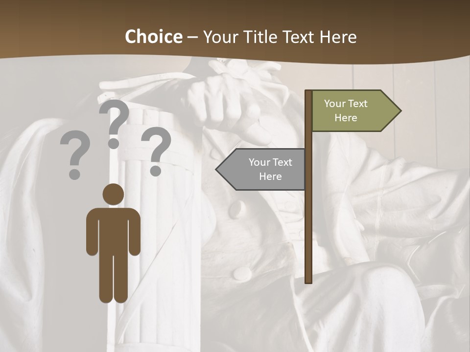 American Patriotism Sitting PowerPoint Template