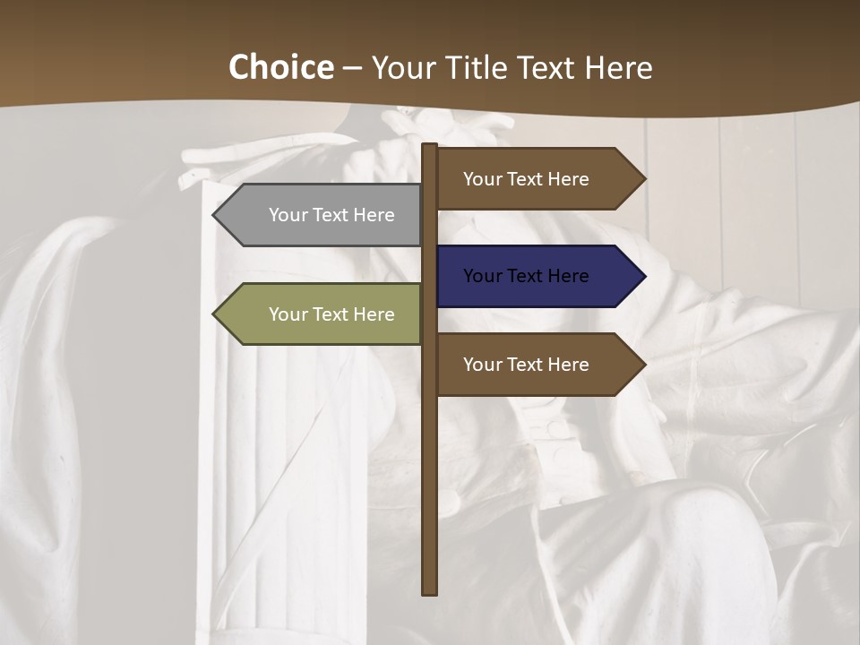 American Patriotism Sitting PowerPoint Template