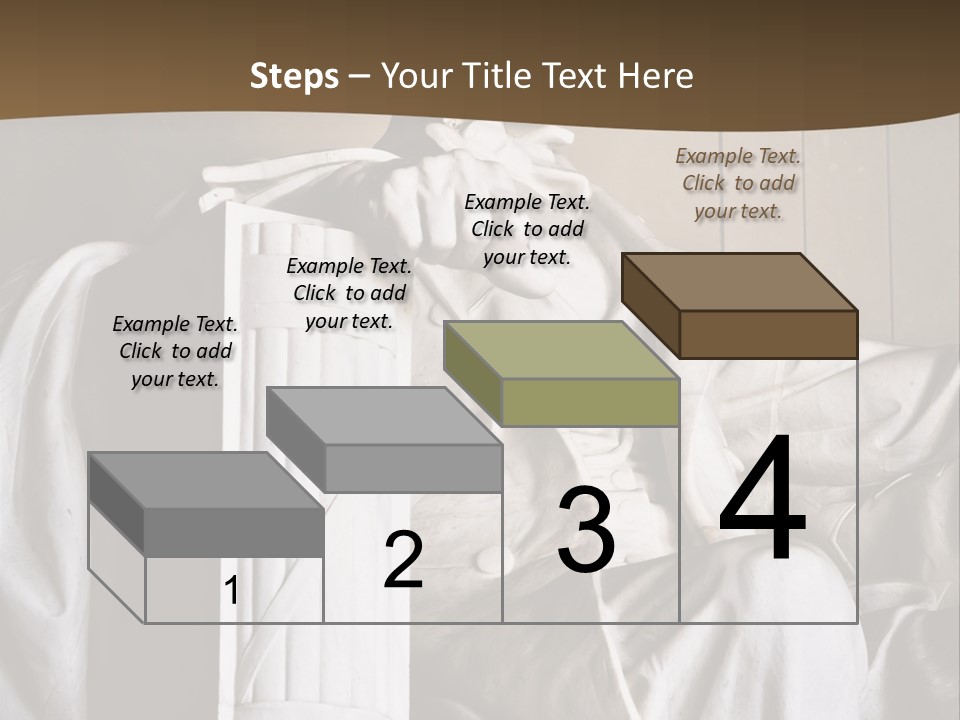 American Patriotism Sitting PowerPoint Template