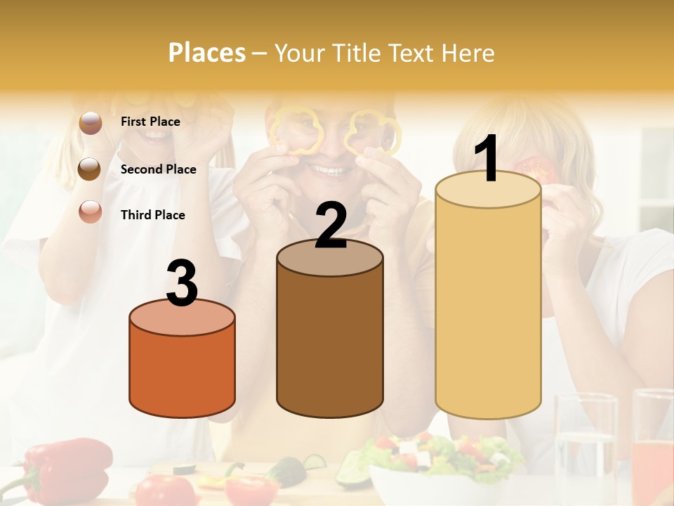 Little Girl Slice PowerPoint Template