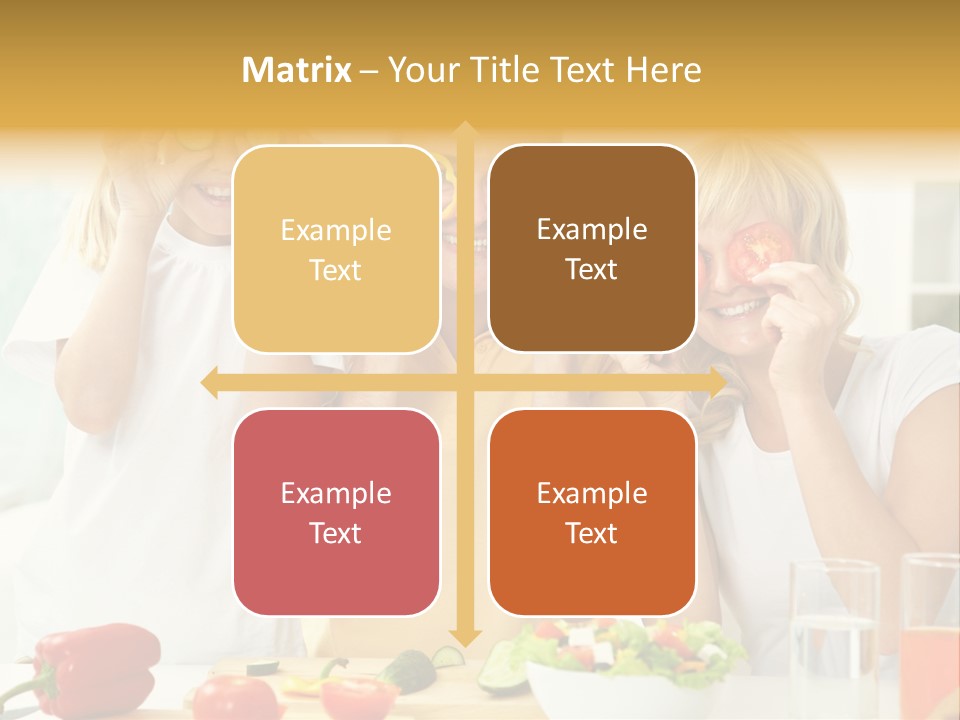 Little Girl Slice PowerPoint Template