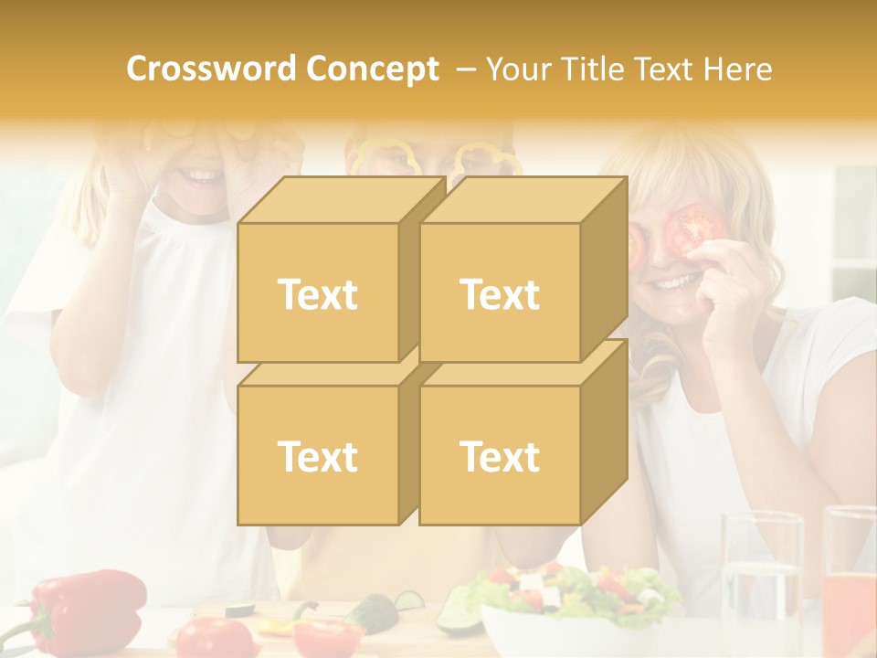 Little Girl Slice PowerPoint Template