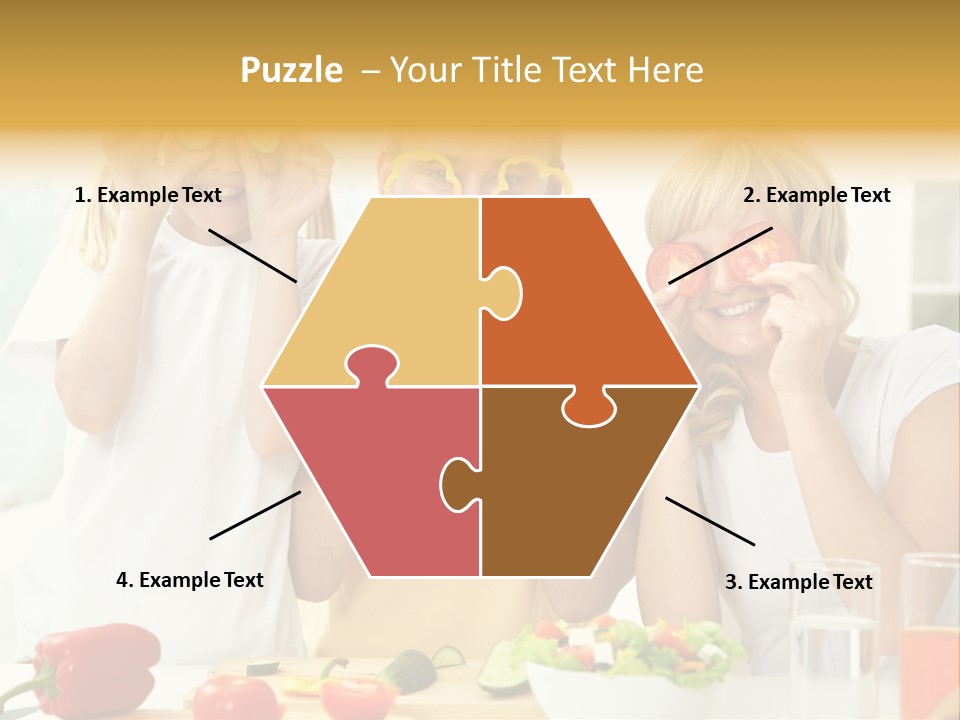 Little Girl Slice PowerPoint Template