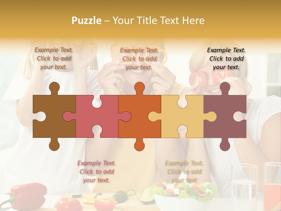 Little Girl Slice PowerPoint Template
