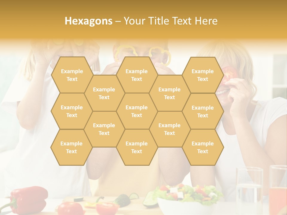 Little Girl Slice PowerPoint Template