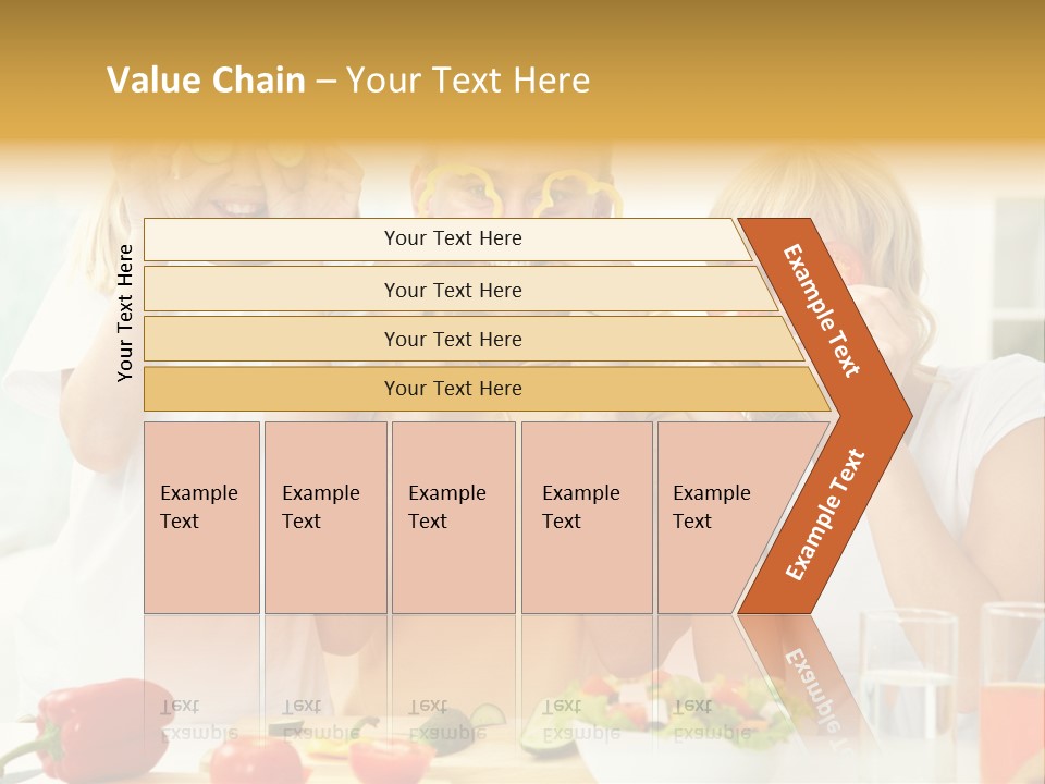 Little Girl Slice PowerPoint Template