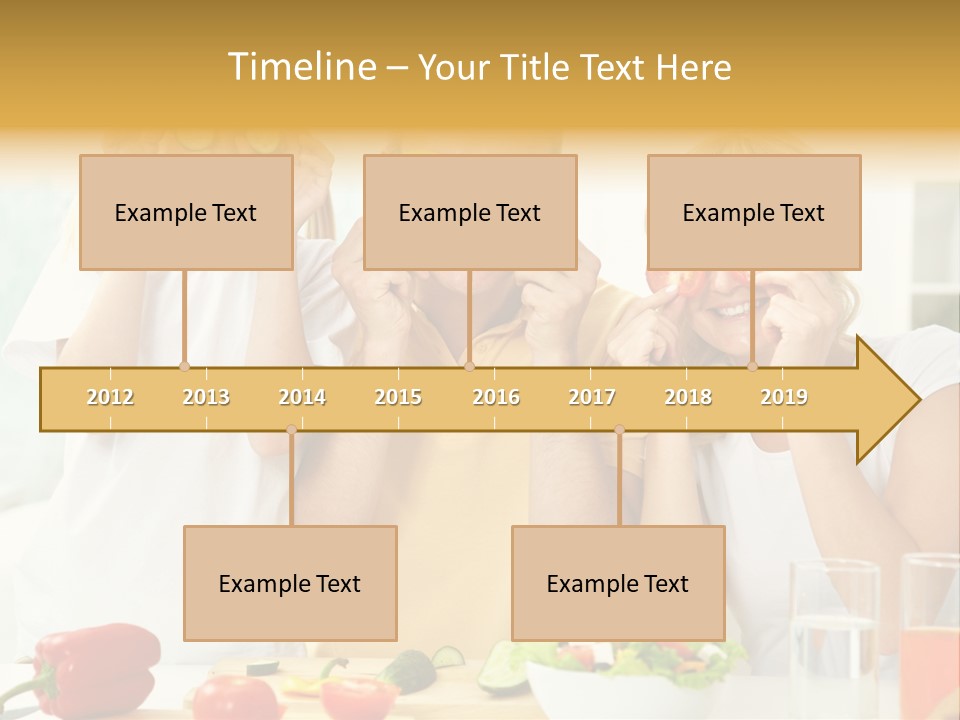 Little Girl Slice PowerPoint Template