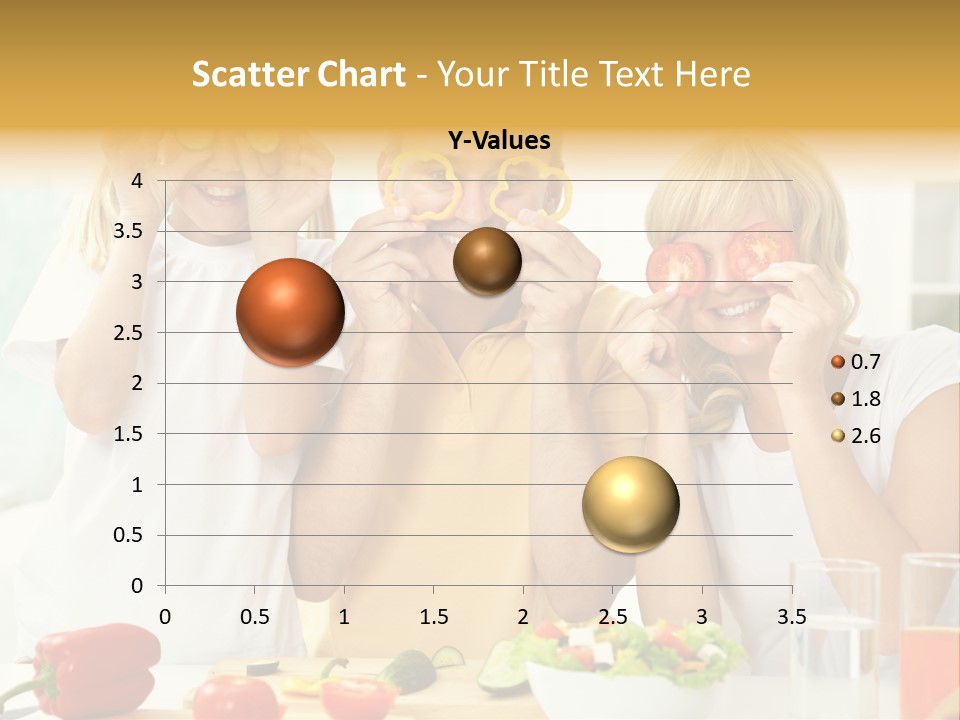 Little Girl Slice PowerPoint Template