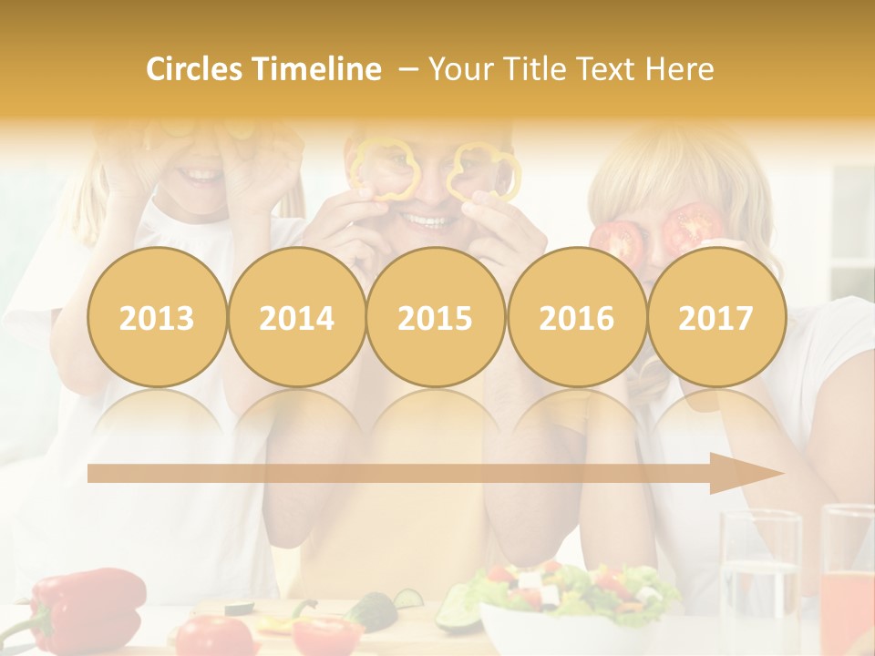 Little Girl Slice PowerPoint Template