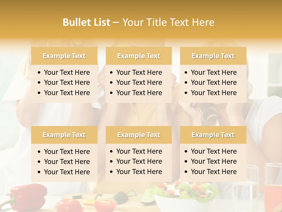 Little Girl Slice PowerPoint Template
