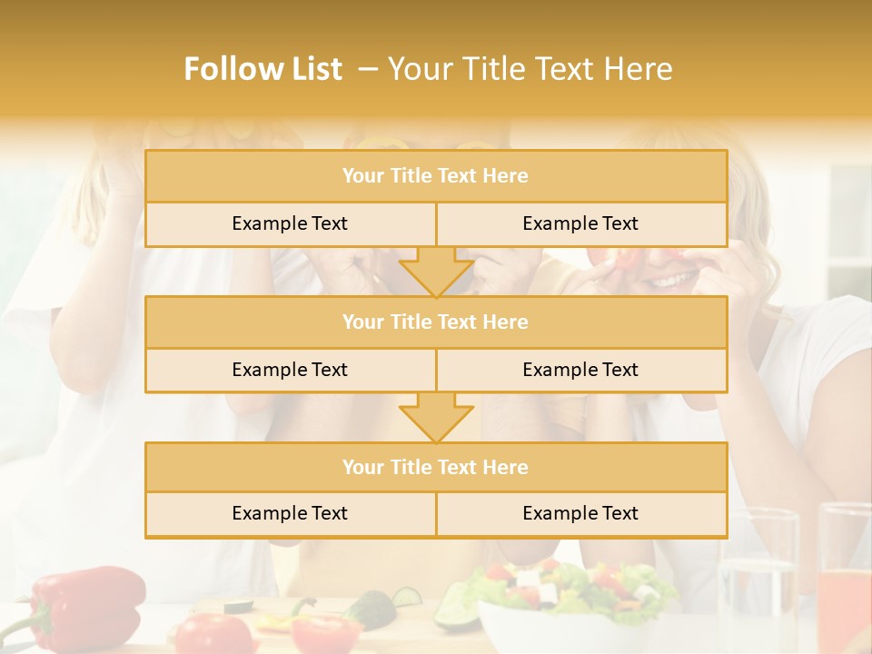 Little Girl Slice PowerPoint Template