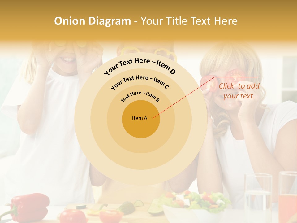 Little Girl Slice PowerPoint Template