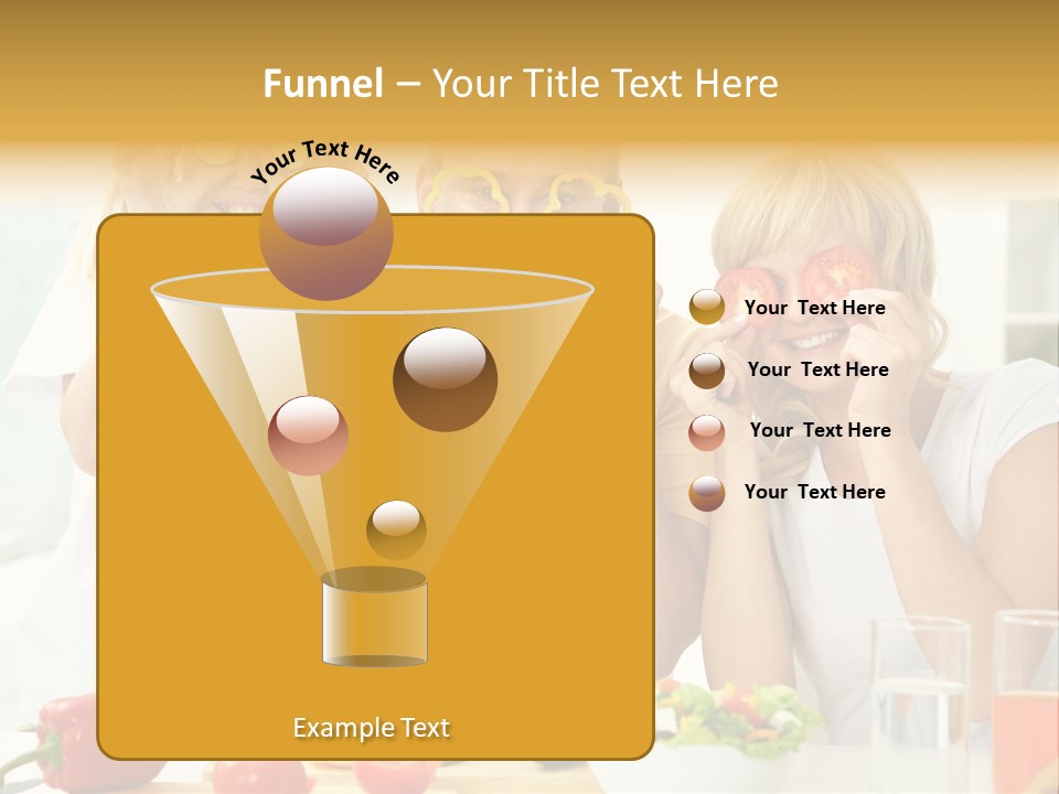 Little Girl Slice PowerPoint Template
