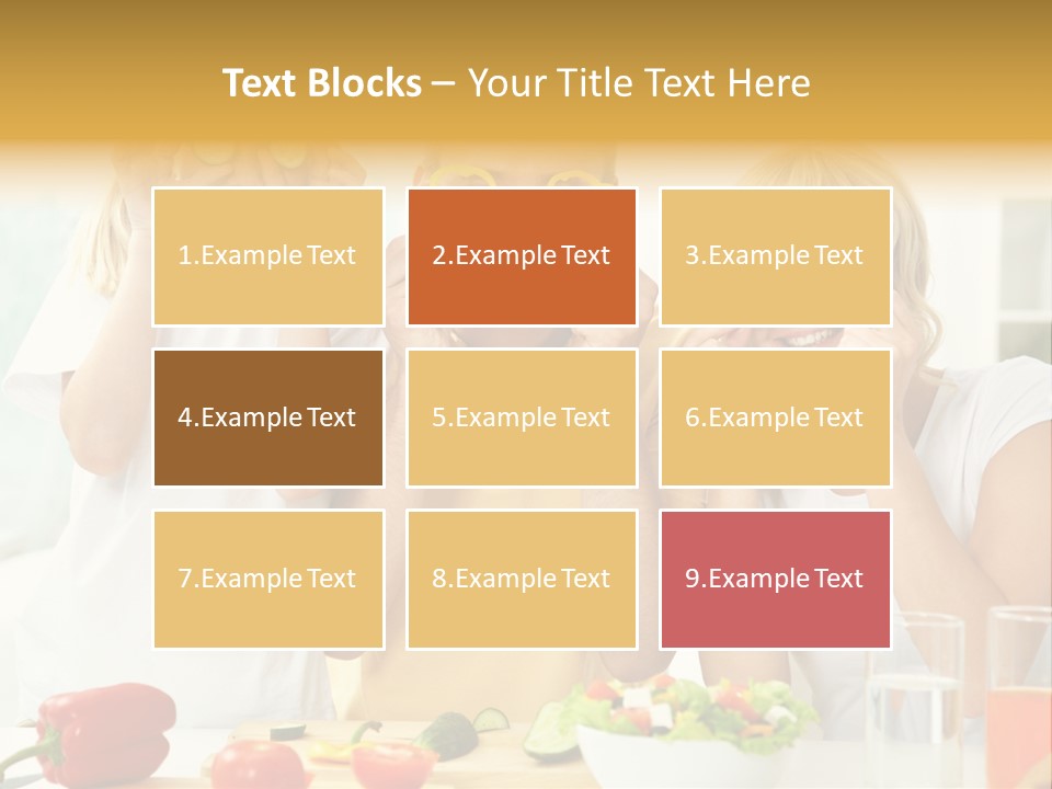 Little Girl Slice PowerPoint Template