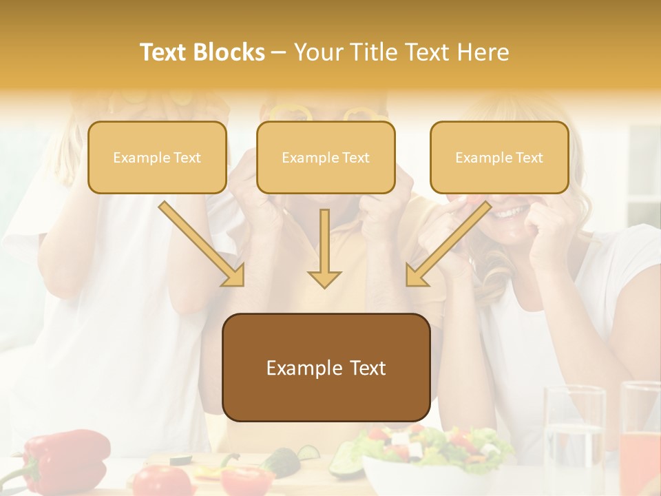 Little Girl Slice PowerPoint Template