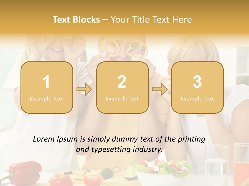Little Girl Slice PowerPoint Template