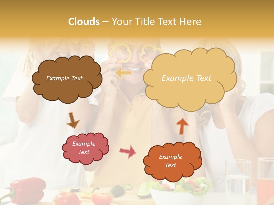 Little Girl Slice PowerPoint Template